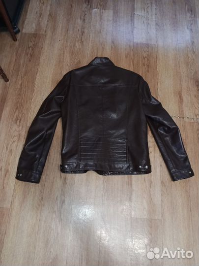 Кожаная куртка мужская 52 54 демисезонная