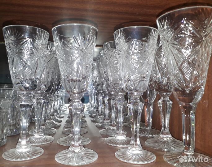Хрустальные фужеры/ рюмки СССР