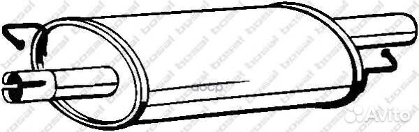 Глушитель центральный (V.W. transp. V 03- ) 233577