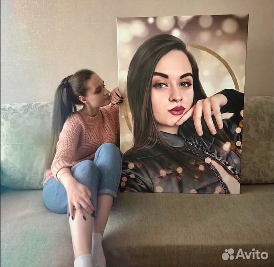 Портрет на холсте по фото