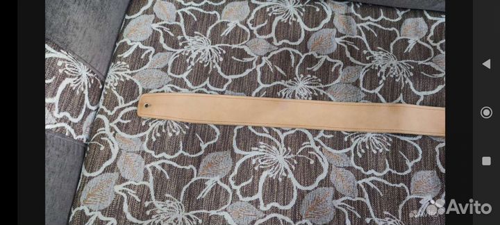 Кожаный гитарный ремень