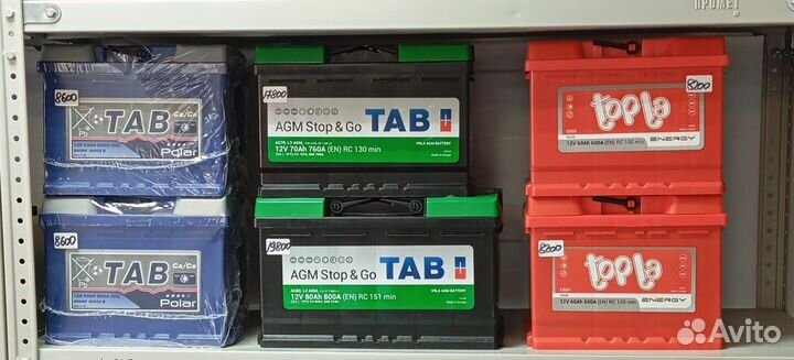 Аккумуляторы TAB \ Topla \ Vesna