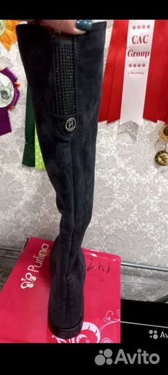 Сапоги осень весна женские 40