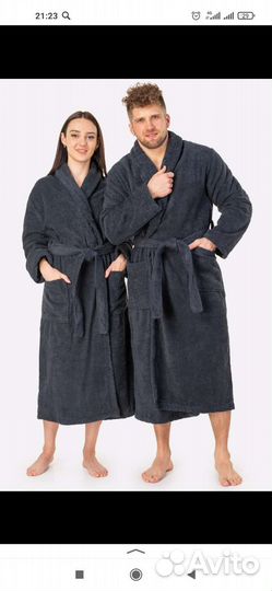 Махровый халат