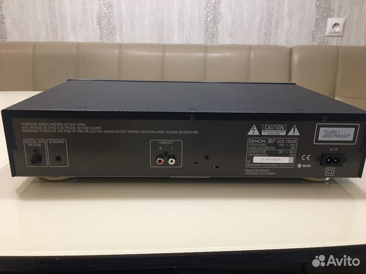 Cd проигрыватель denon dcd 755AR
