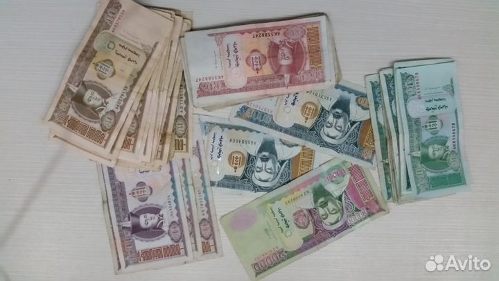 Азия Монголия Тугрики