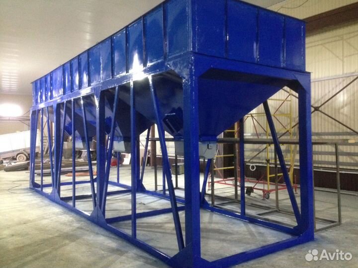 Чертеж дозирующего комплекса инертных мате