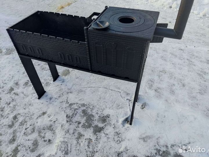 Мангал чугунный