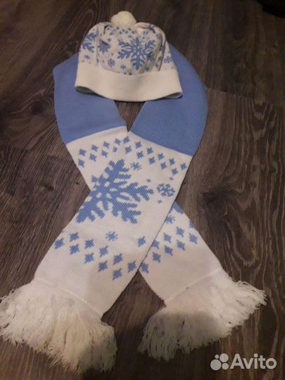 Комплект шапка и шарф