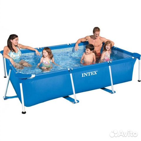 Каркасный бассейн intex 220х150х60 без фильтра