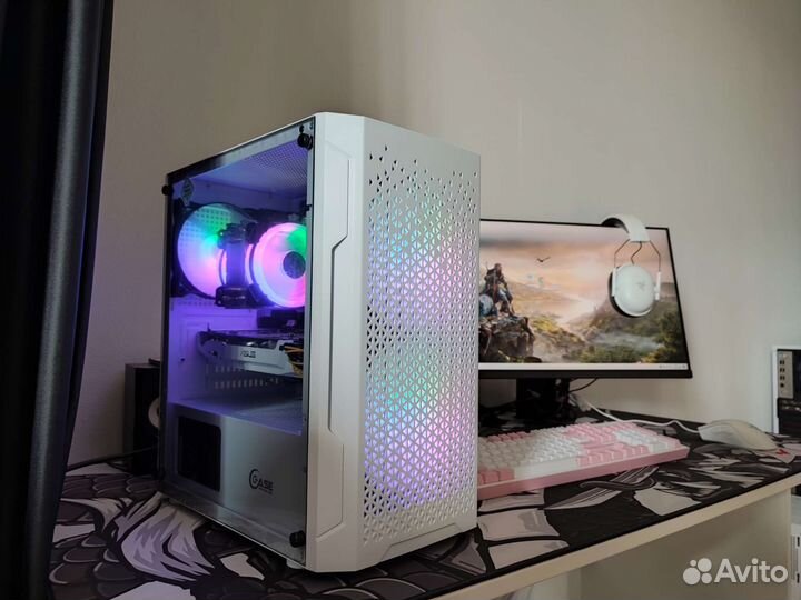 Игровой компьютер Intel/1070/16gb/ssd 512gb/ белый