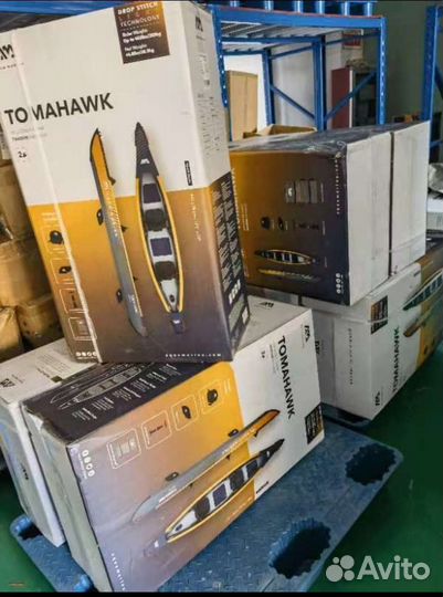 Каяк Aqua Marina Tomahawk + весла в комплекте