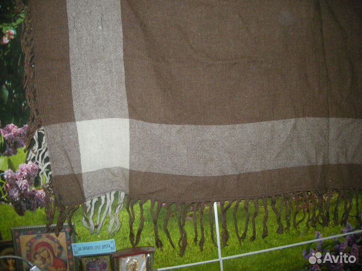 Шаль козловая старинная козликовая платок