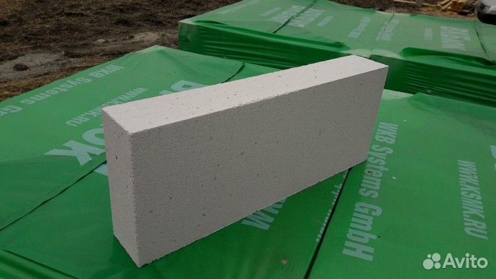 Блок из газобетона 625х250х250