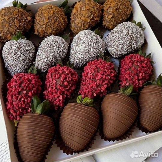 Клубника в шоколаде Свадебный набор