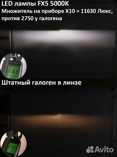 Мощные LED лампы для Skoda Octavia ближний H7