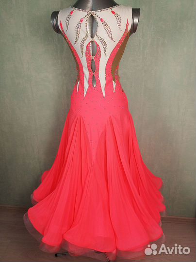 Платье Стандарт Яркий коралл