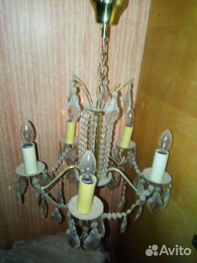 Хрустальная люстра СССР