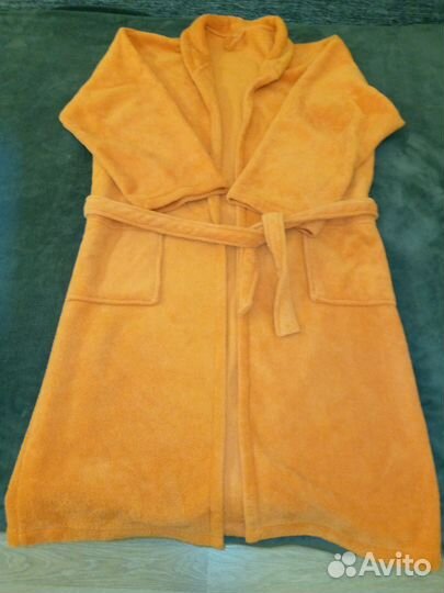 Халат махровый банный плюшевый