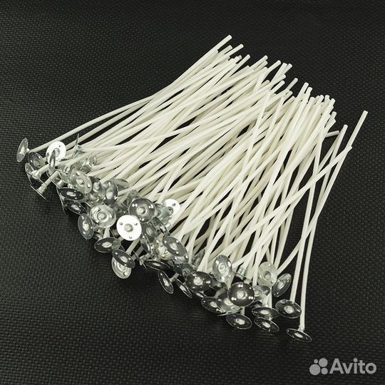 25 шт. Фитиль вощеный D2,5 мм 14 см