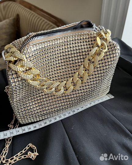 Сумка женская новая нарядная золотая