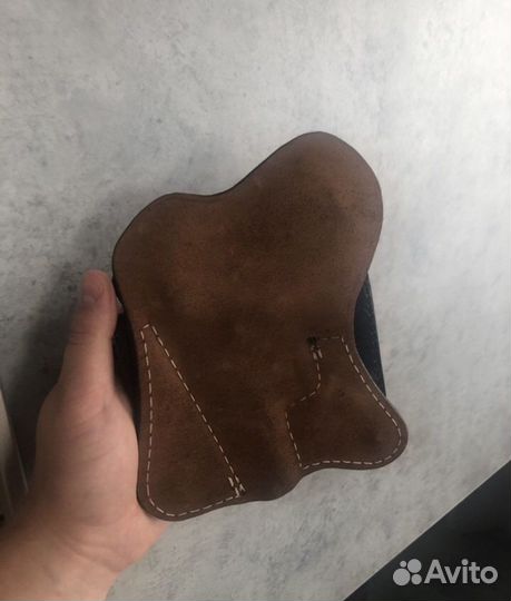 Кобура для пм скрытоносимая, держится за ремень