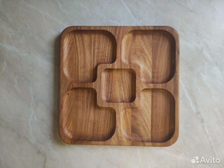 Менажница деревянная из массива