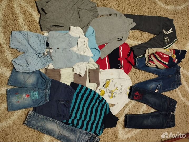 Вещи и обувь пакетом на мальчика 3 года