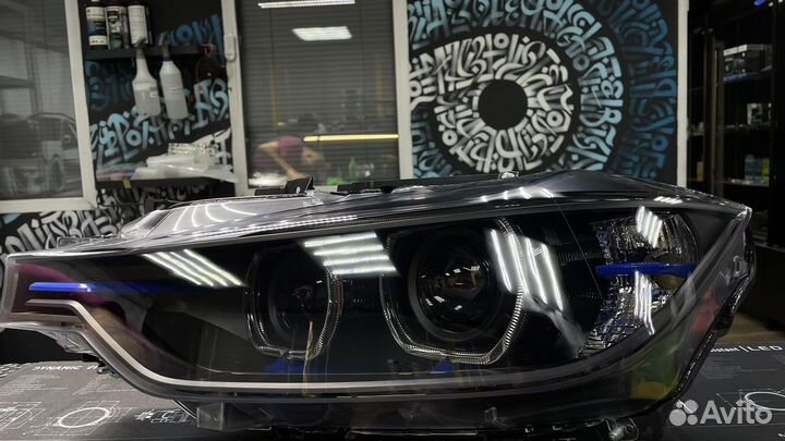 Кастомные фары BMW 3 F30 BiLed