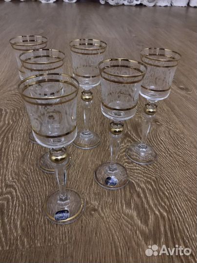 Набор рюмок Богема Crystal