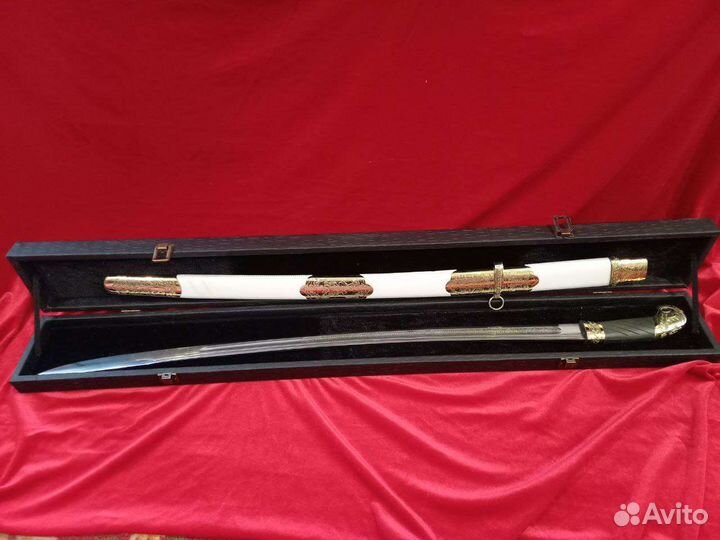 Шашка казачья наградная 3 дола с футляром