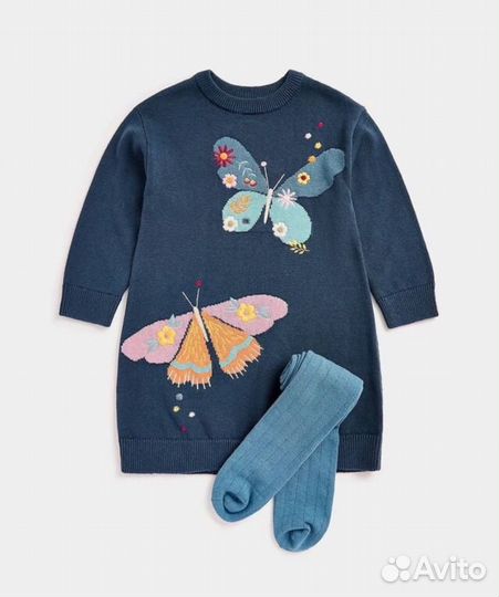 Платье с колготками mothercare