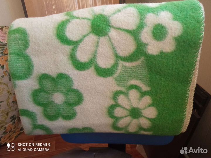 Детское одеяло шерстяное