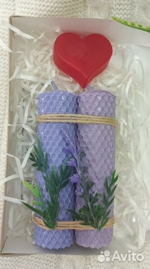 Набор свечей из вощины