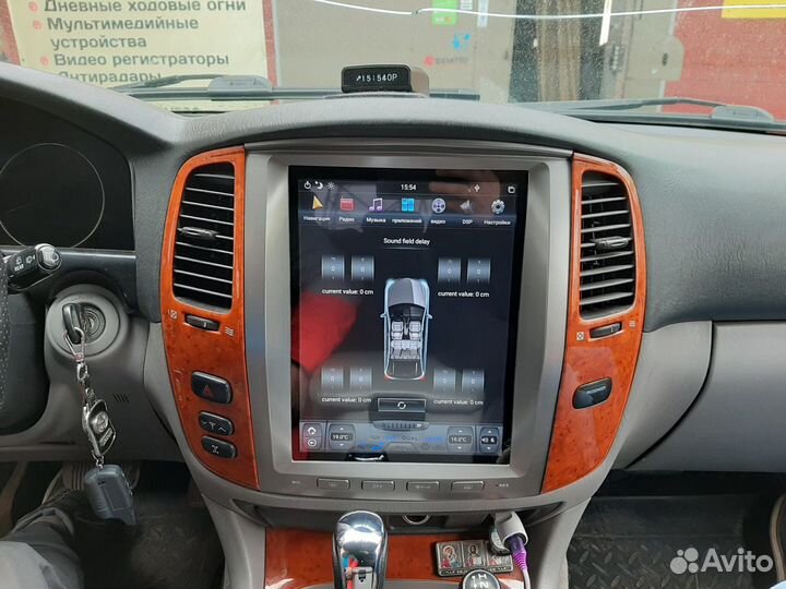 Android магнитола Tesla для Toyota LC100, LX470