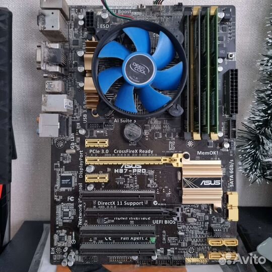 Материнская плата, процессор, память