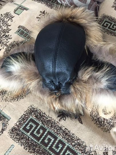 Шапка ушанка натуральный мех