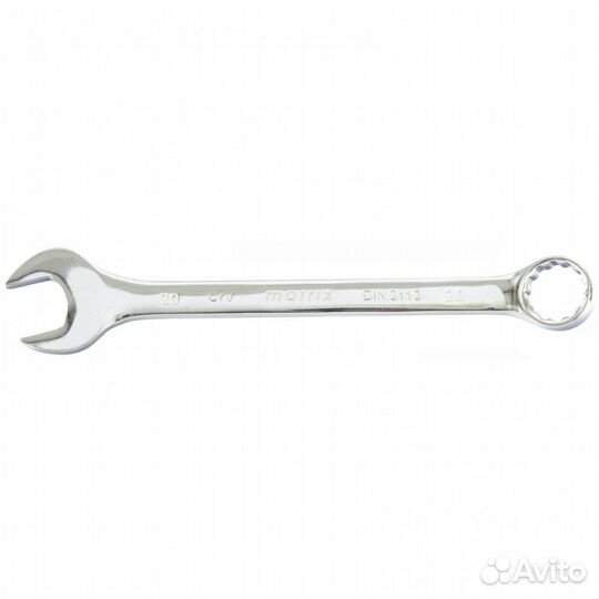 Ключ комбинированный, 30 мм, CrV, полированный хро