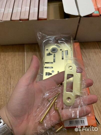 Замок межкомнатный Fuaro Plastic P85C-50 SG