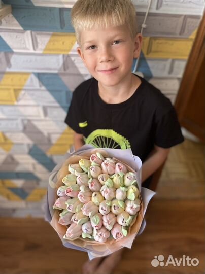 Букет из зефира