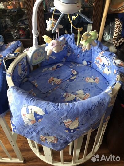 Комплект в круглую кровать