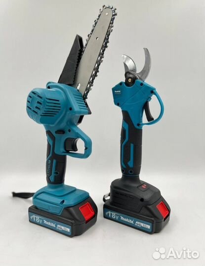 Секатор и сучкорез набор аккумуляторный Makita 2в1