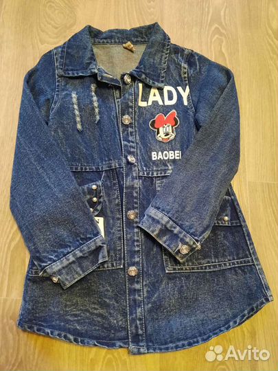 Джинсовая куртка для девочки