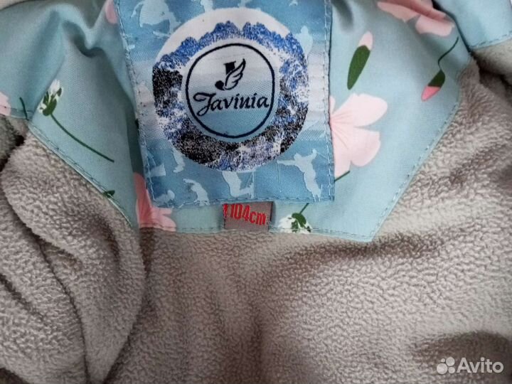 Зимний комбинезон для девочки 104 110