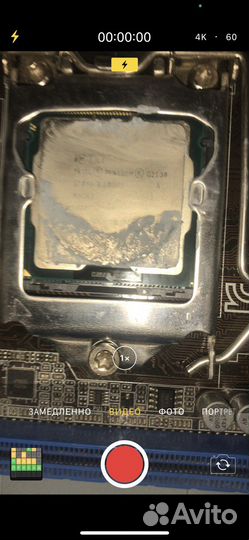 Материнская плата 1155 с процессором