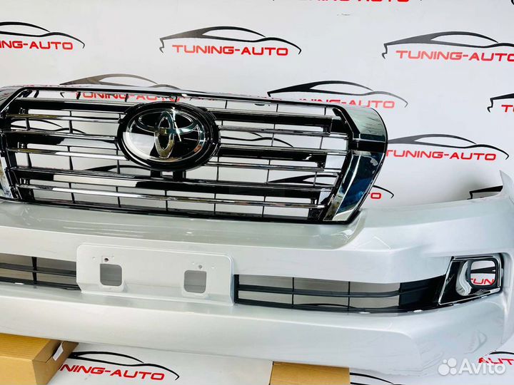 Бампер передний Toyota Land Cruiser 200 08-15 K446