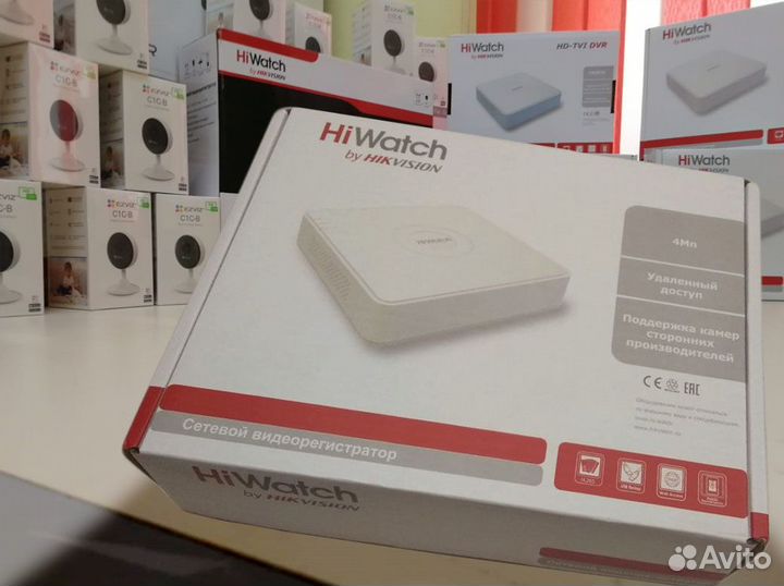 Регистраторы DS-N204(C) HiWatch 4кан