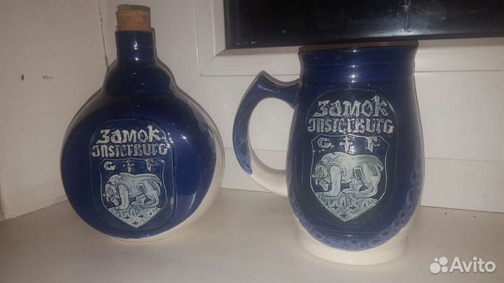 Графин для спиртного+ пивная кружка