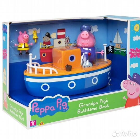 Игрушка Свинка пеппа: корабль дедушки Пеппы