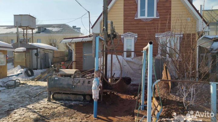 Бурение скважин малогабаритной установкой